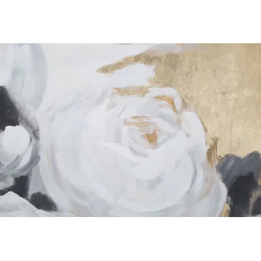 OBRAZ NA PŁÓTNIE WHITE FLOWER -A- 90 3,7 90 cm